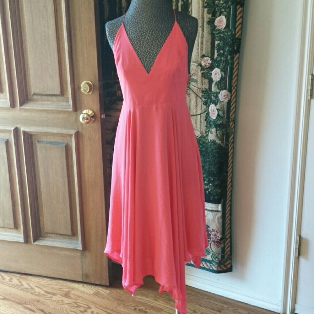 Coral dress